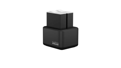 GoPro Dual-Akkuladegerät + 2 Enduro-Akkus (HERO12 Black/HERO11 Black/HERO10 Black/HERO9 Black) – Offizielles GoPro-Zubehör