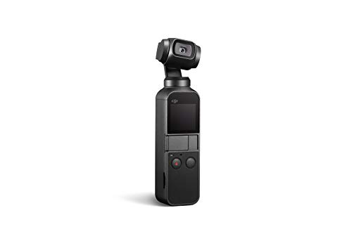 DJI Osmo Pocket, 3-Achsen Gimbal-Bildstabilisierung (1/2.3 Zoll Sensor mit 80° Sichtfeld und F2.0 Blende, Videoaufnahmen mit bis zu 4K Ultra HD bei 60 fps und 100 Mbit/s)