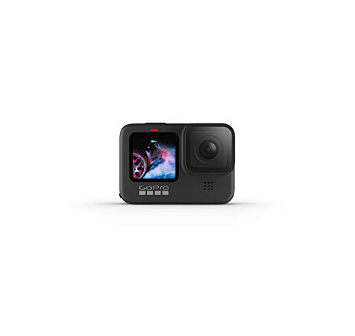 GoPro HERO9 Black - wasserdichte Action-Kamera mit Front-LCD- und Touch-Rückbildschirmen, 5K Ultra HD-Video, 20MP Fotos, 1080p Live-Streaming, Webcam, Stabilisierung