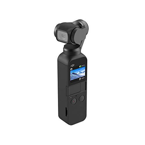 DJI Osmo Pocket - 3-Achsen Gimbal Stabilisator (Stabilizer mit integrierter Kamera, Verwendbar mit Smartphone, Android)