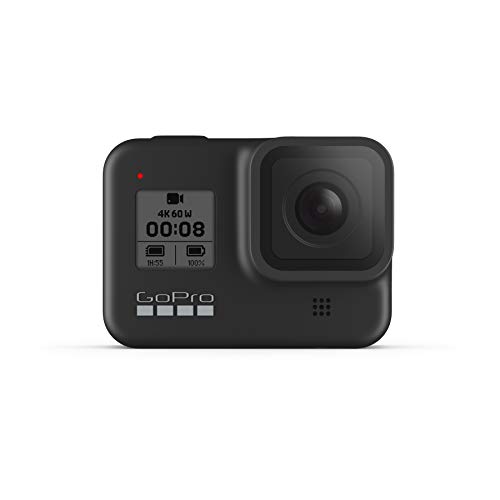 GoPro HERO8 Black - Wasserdichte 4K-Digitalkamera mit Hypersmooth-Stabilisierung, Touchscreen und Sprachsteuerung - Live-HD-Streaming
