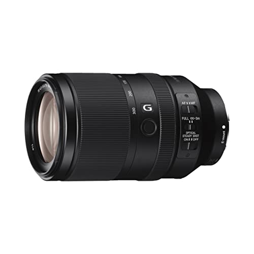 Sony SEL-70300G G Tele-Zoom Objektiv (70-300 mm, F4.5-5.6, OSS, Vollformat, geeignet für A7, A6000, A5100, A5000 und Nex Serien, E-Mount) schwarz