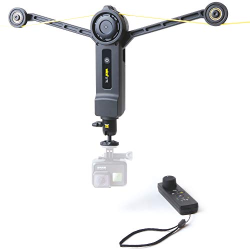 Wiral Lite Cable Cam, für GoPro, Action Cams, DJI Osmo, Smartphones, SLR- und Systemkameras bis zu einem Gewicht von 1,5 kg, tragbare Seilkamera, inkl. Fernsteuerung, ultrakompakt