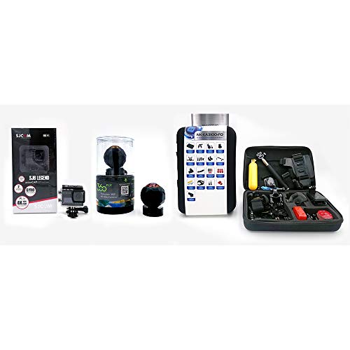 Pack Vision Elite SJ CAM SJ6 Legend Kamera + 360 Fly (Voxx Electronics) + Zubehörset für Actionkameras