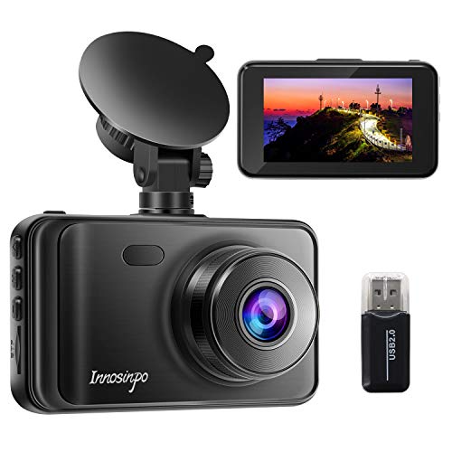 Dashcam 1080P FHD Autokamera mit 32 GB Micro SD-Karte 3.0 Zoll LCD Dashcam mit Super Nachtsicht, 170° Weitwinke, G-Sensor, Loop-Aufnahme, Bewegungserkennung, Parküberwachung, WDR