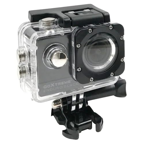 GoXtreme Enduro Black Action Kamera (4K, Real 2, 7K@30fps, FullHD bis 60fps, inkl. Fernbedienung, 2'/5cm Display, WiFi) Schwarz