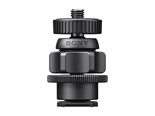 Sony VCT-CSM1 Blitzschuh-Befestigung (Zubehör Aufsteckaufsatz für Multi Interface Shoe, geeignet für Action Cam FDR-X3000, FDR-X1000, HDR-AS300, HDR-AS200, HDR-AS50) schwarz