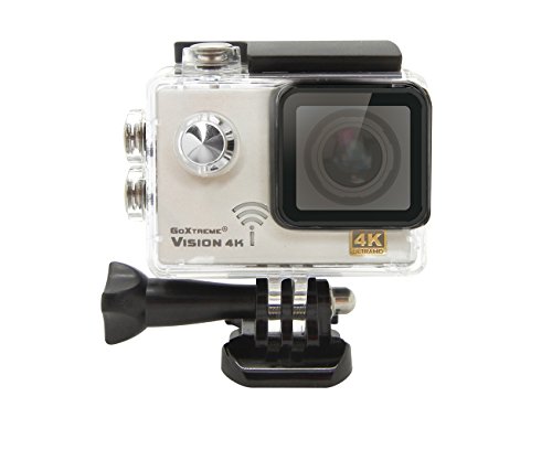 GoXtreme 20129 Vision 4K UltraHD Action Kamera (5 cm (2 Zoll), 12,4 Megapixel) Silber