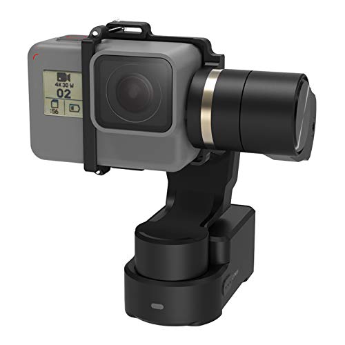 Feiyutech WG2X 3-Axis Wearable Waterproof Gimbal for GoPro Hero 7 Hero 6 Hero 5/GoPro Hero4/Session AEE SJCam and Other Similar-Sized Action Cameras with Extension Rod,Tripod and Carry Box