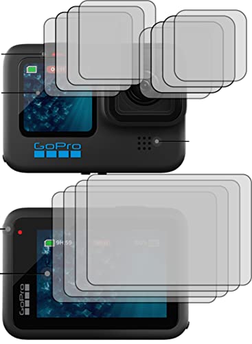 4ProTec | 12x Display-Schutz-Folie KLAR für GoPro HERO11 Hero 11 Black