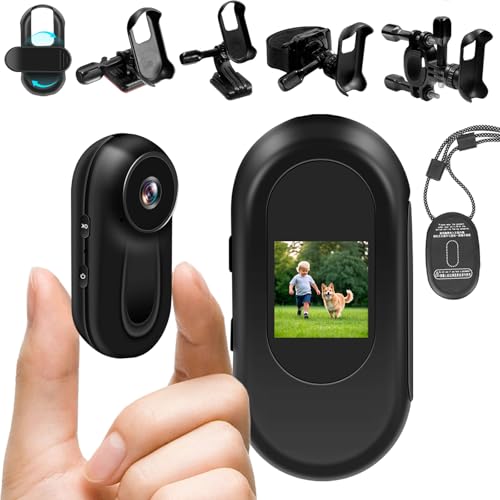 SecuraLen Action Cam, 1080P HD & 120° Weitwinkel Bodycam, Nachtsicht, Magnetische Halterung & Bildschirm Actionkameras Ideal für Sport & Outdoor