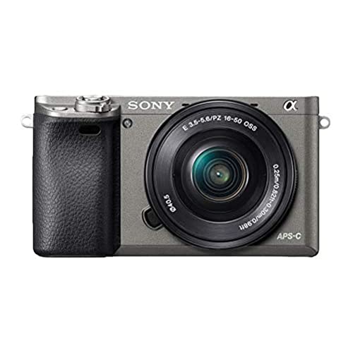 Sony Alpha 6000 Systemkamera (24 Megapixel, 7,6 cm (3') LCD-Display, Exmor APS-C Sensor, High Speed Hybrid AF) inkl. SEL-P1650 Objektiv graphit-grau