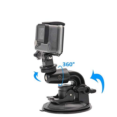 Homeet Saugnapf Halterung Monopod Stativ Auto Kamera Saugnapfhalterung Scheibenhalterung Stativzubehör für Actionkameras