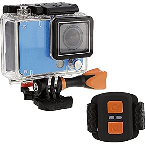 Rollei Actioncam 420 - 12 Megapixel WiFi Actioncam-Camcorder mit 4K/2K Videoauflösung sowie Full HD Videofunktion blau