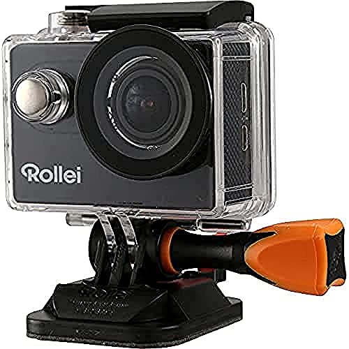 Rollei Actioncam 425 - Leistungsstarker WiFi Action-Camcorder mit 4K/2.7K Videoauflösung und Full HD, inkl. Handgelenk-Fernbedienung, Unterwassergehäuse - Schwarz*